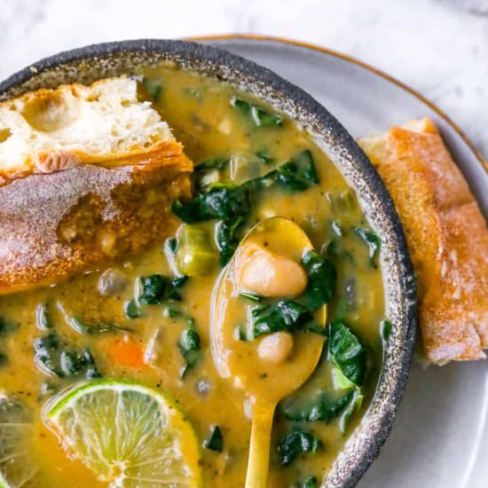 Tuscan White Bean Soup - Recipe photo by jessicainthekitchen