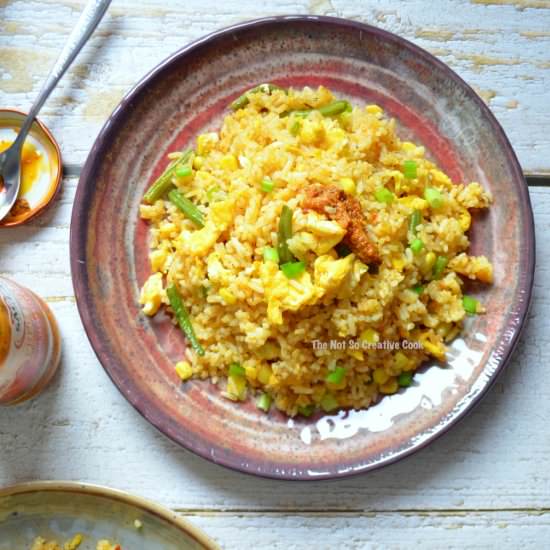TOMATO PESTO FRIED RICE - Recipe photo by thenotsocreativecook