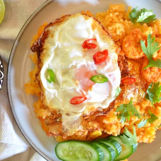 THAI STYLE RED CURRY FRIED RICE - Recipe photo by thenotsocreativecook