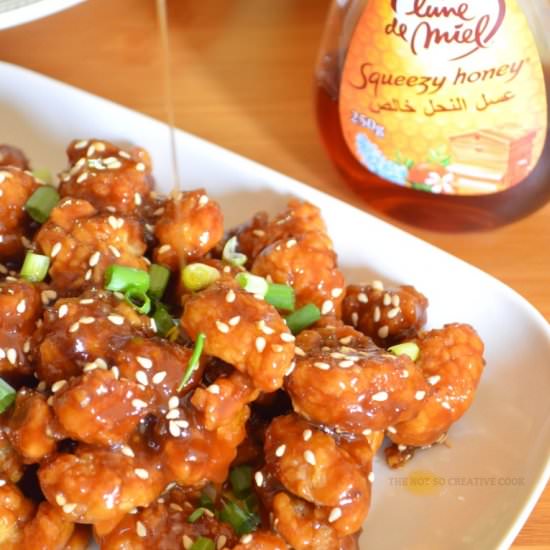 STICKY HONEY BUTTER CHICKEN POPCORN - Recipe photo by thenotsocreativecook