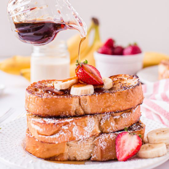 Eggnog French Toast - Recipe photo by familyfreshmeals