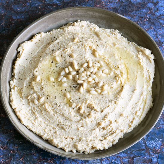 Peanut butter hummus - Recipe photo by Mandy Sneaky Veg
