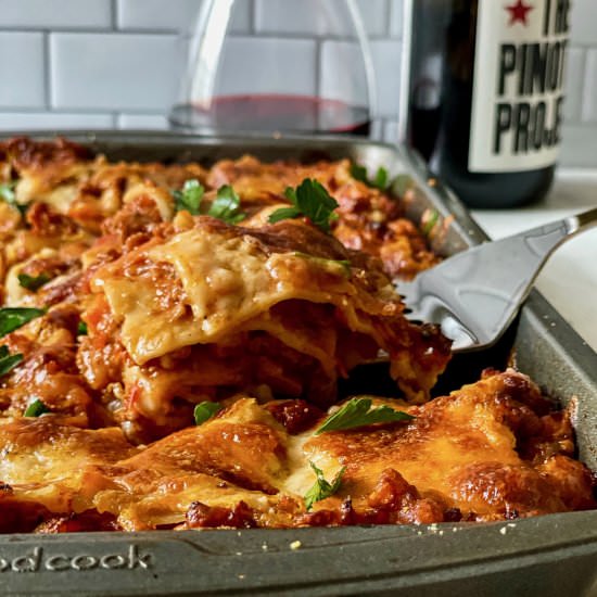 Classic Lasagna with Béchamel Sauce - Recipe photo by Real Food with Sarah