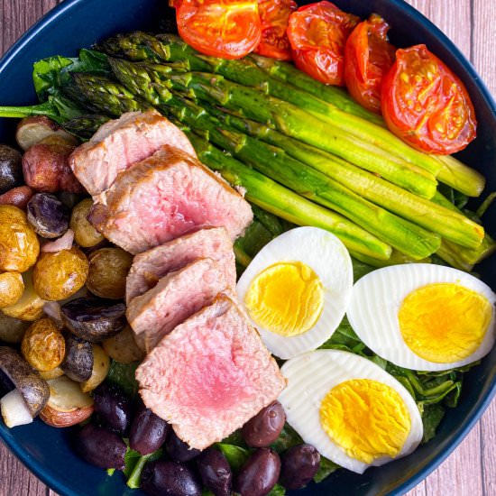 Roasted Winter Niçoise Salad - Recipe photo by TastefullyGrace