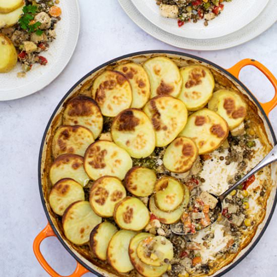 Quorn Hotpot [zero waste recipe] - Recipe photo by theflexitarian