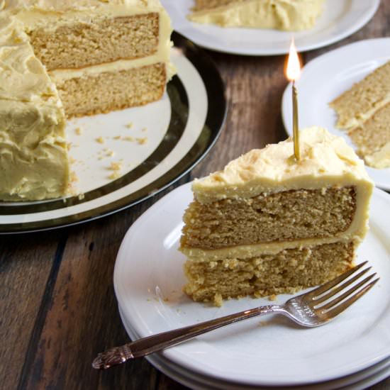 Maple Layer Cake - Recipe photo by thebrookcook.wordpress.com