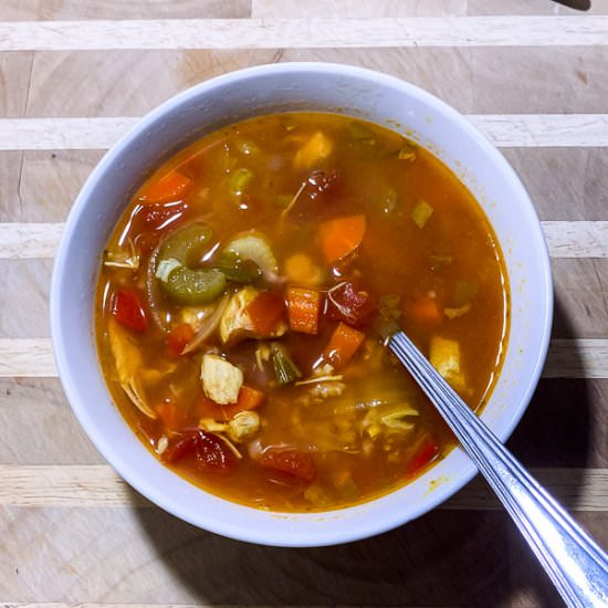Turkey and Rice Soup - Recipe photo by Lisa G Cooks