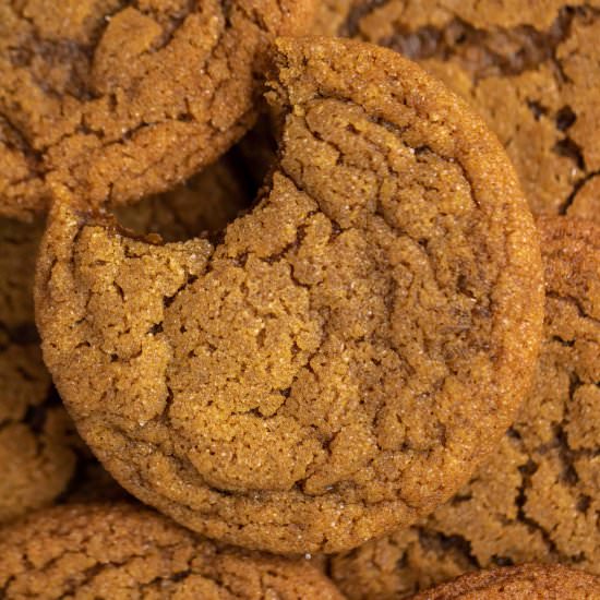 Soft ginger molasses cookies - Recipe photo by lifestyleofafoodie