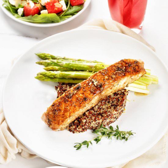 Juicy Broiled Salmon Recipe - Recipe photo by healthyrecipes101