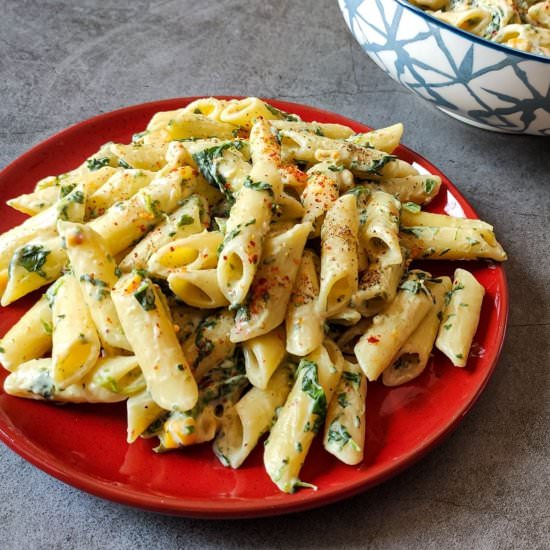 20 minutes cream cheese pasta - Recipe photo by greenbowl2soul