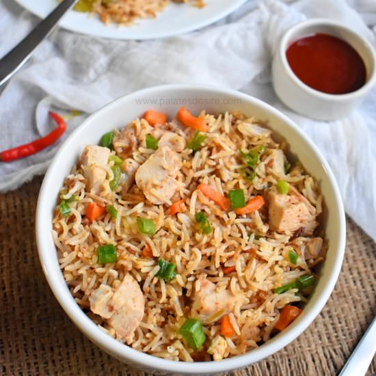 Chciken Fried Rice - Recipe photo by Palates Desire