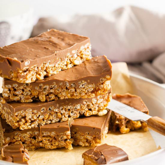 Mars Bar Slices (Sheet Squares) - Recipe photo by lostinf00d