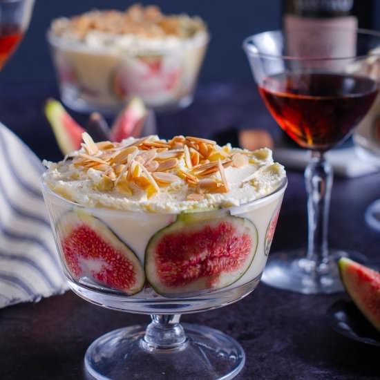 Sherry Trifle with Figs & Vanilla - Recipe photo by lostinf00d