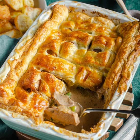 Leftover Turkey Pie with Vegetables - Recipe photo by lostinf00d