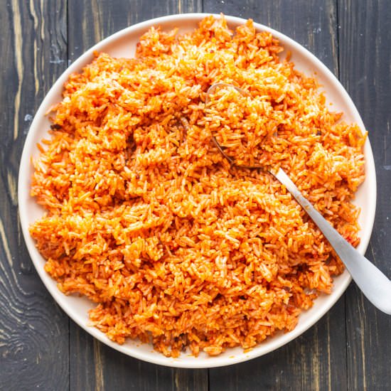 Vietnamese Tomato Rice - Recipe photo by WokandKin