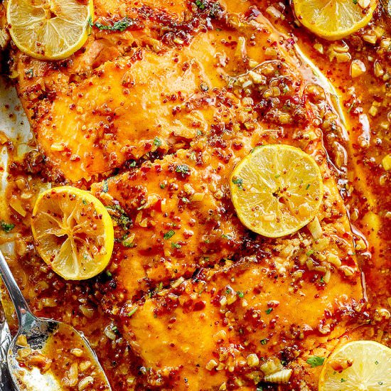 Spicy Salmon in Foil - Recipe photo by Chefjar
