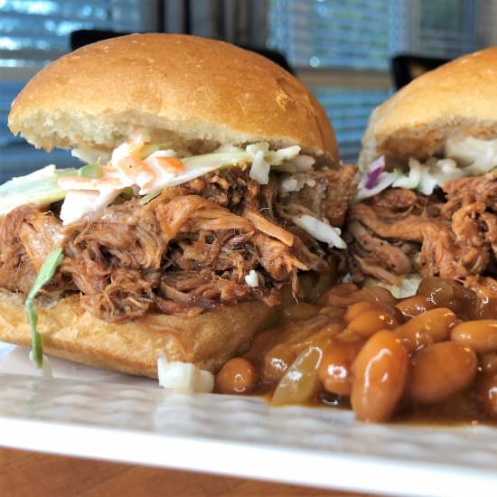 Slow Cooker Pulled Pork - Recipe photo by The Good Wives Blog