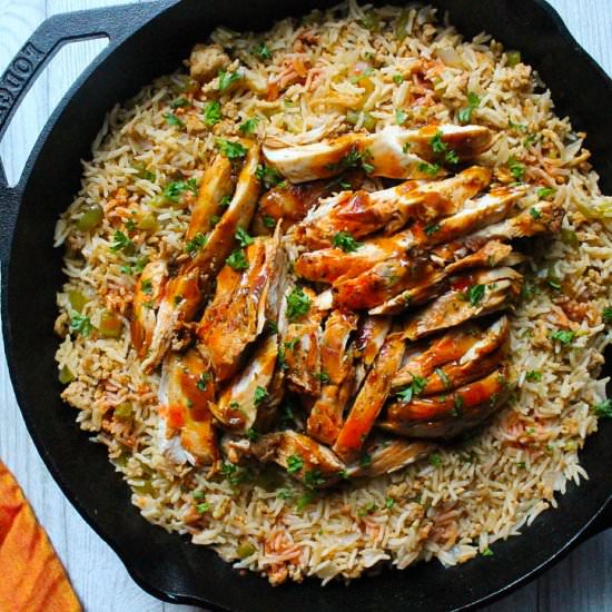 Quick Cajun Dirty Rice & Chicken - Recipe photo by blessthismeal