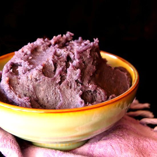 Mashed Okinawan Purple Sweet Potato - Recipe photo by cookingontheweekends