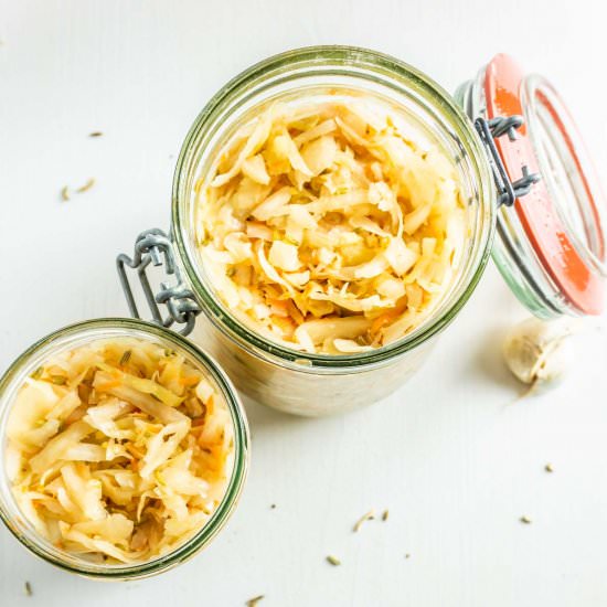 Homemade Sauerkraut - Recipe photo by Lifeandlemons