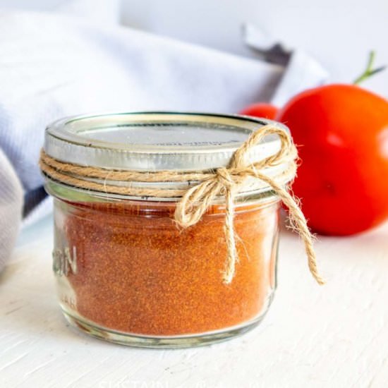 How To Make Dried Tomato Powder - Recipe photo by sustain my cooking habit