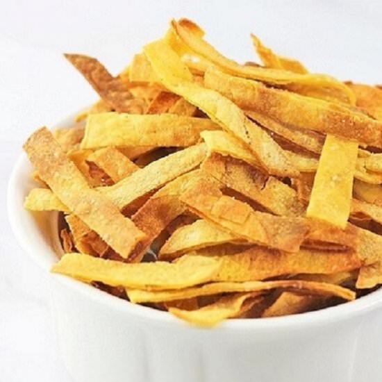 baked tortilla strips - Recipe photo by nowcookthis