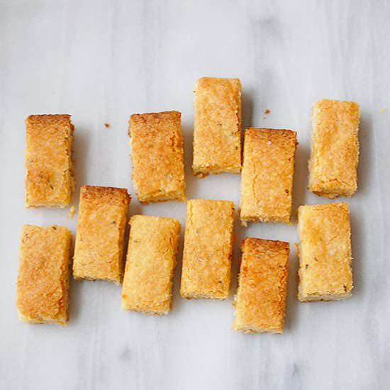 Lemon rosemary shortbread cookies - Recipe photo by evabakes