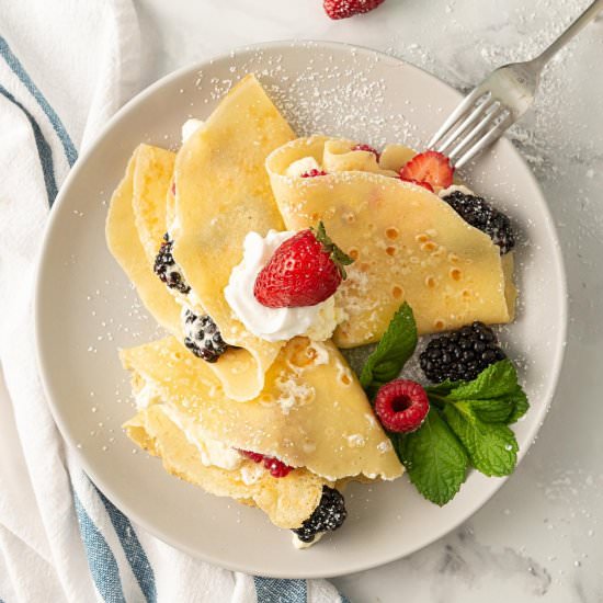 French Crepes - Recipe photo by chocolatesandchai