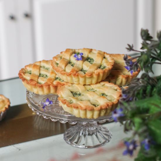Borages sweet tartlets - Recipe photo by asmallkitcheningenoa