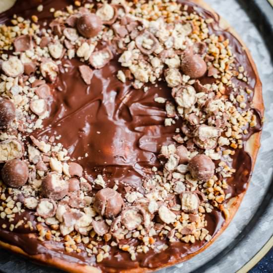 Nutella Pizza - Recipe photo by tiffinandteaofficial