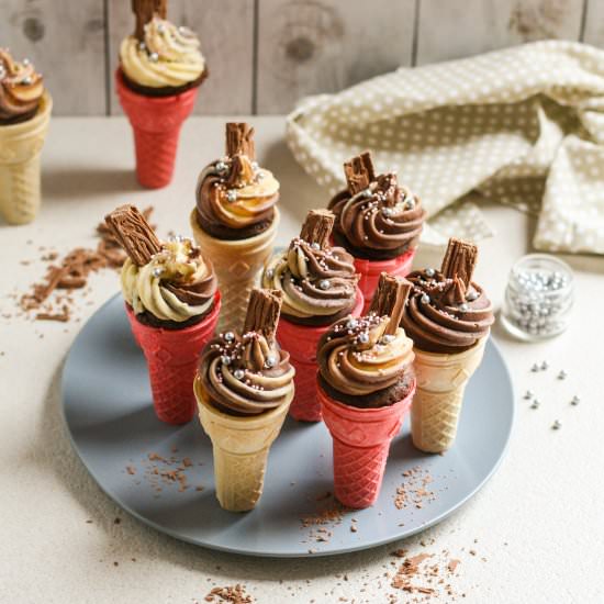 Ice cream cone cupcakes - Recipe photo by vanillafrost4