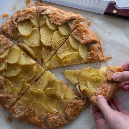 Potato and Gruyere Galette - Recipe photo by Aredspatula