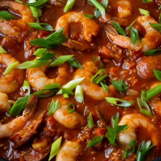 Shrimp Jambalaya - Recipe photo by JawnsICooked
