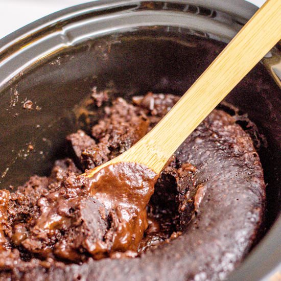 Crockpot Chocolate Lava Cake - Recipe photo by EasyBudgetRecipes