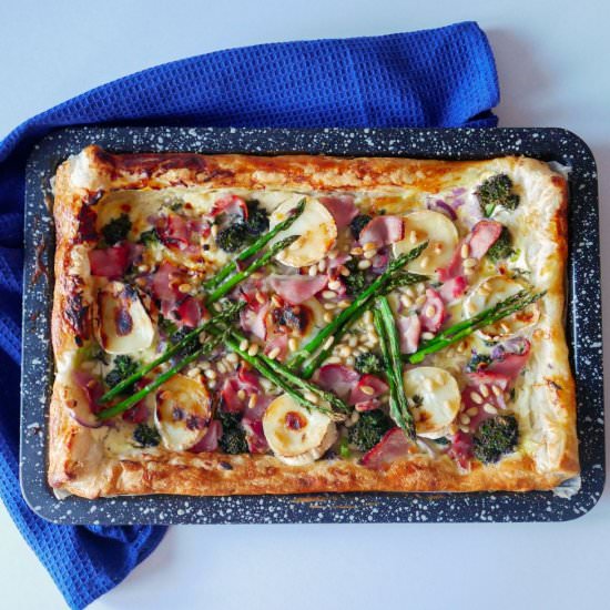 Bacon and Asparagus Tart - Recipe photo by therarewelshbit