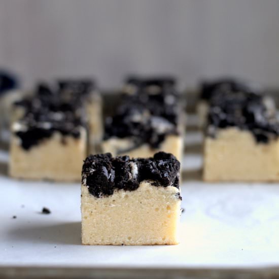 cookies and cream snack cake - Recipe photo by davebakes