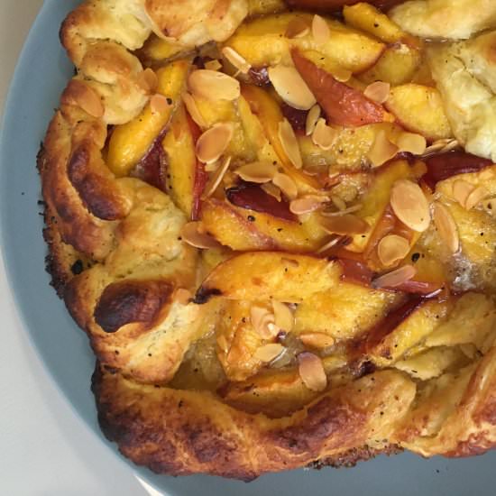 Nectarine galette - Recipe photo by A Life of Faff