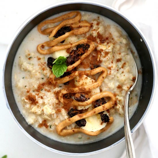 Peanut Butter Oatmeal - Recipe photo by Delightful Mom Food
