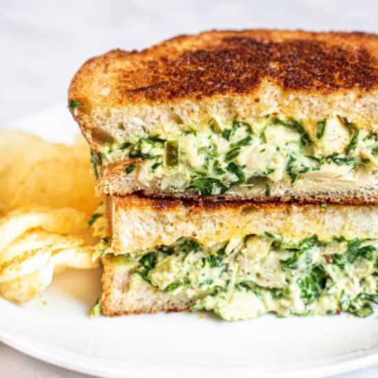Spinach Tuna Melt - Recipe photo by servedfromscratch
