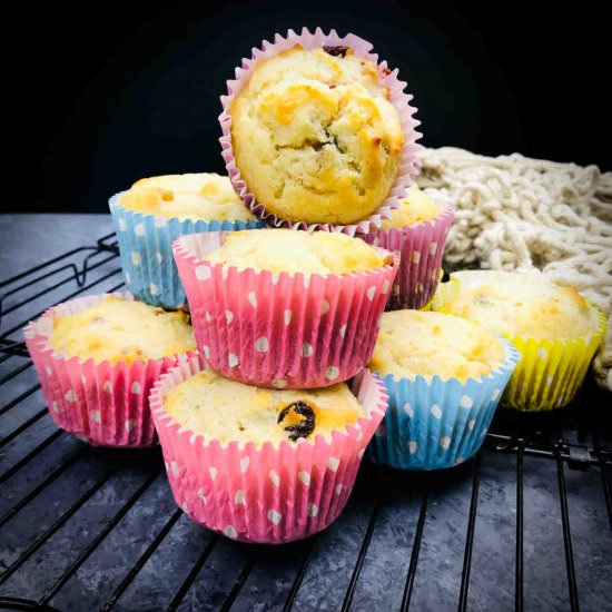Eggless tutti frutti cupcakes - Recipe photo by spicytamarind