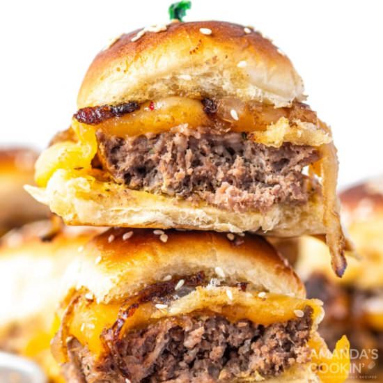 Cheeseburger Sliders - Recipe photo by amandascookin