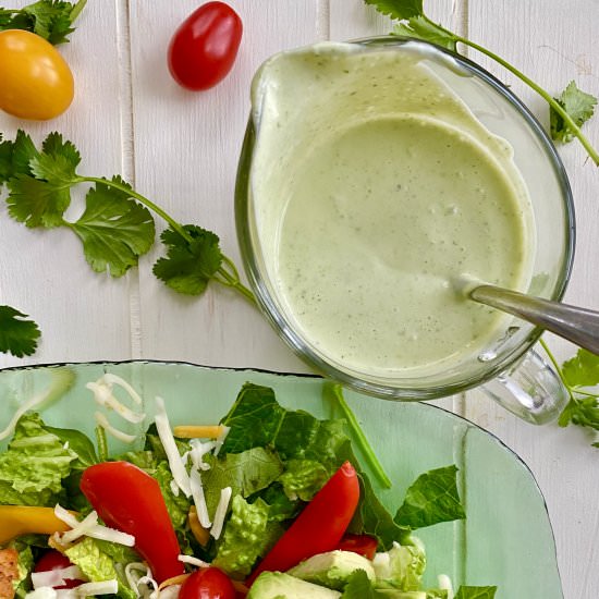 Creamy Cilantro Lime Dressing - Recipe photo by amycaseycooks