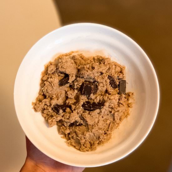 Vegan Protein Cookie Dough for One - Recipe photo by Foodbyayaka