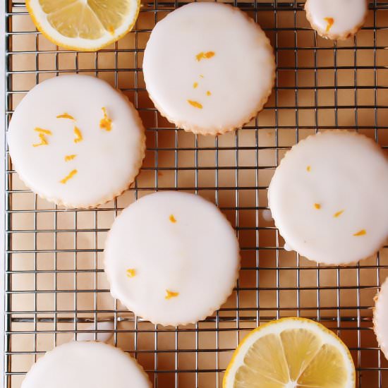 Lemon Shortbread Cookies - Recipe photo by thefigjar