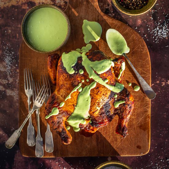 Peruvian Chicken with Green Sauce - Recipe photo by primalwellnesscoach