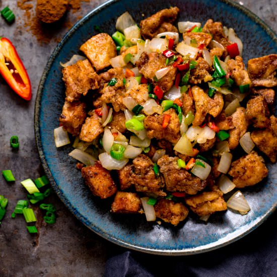 Salt and Pepper Chicken - Recipe photo by KitchenSanctuary