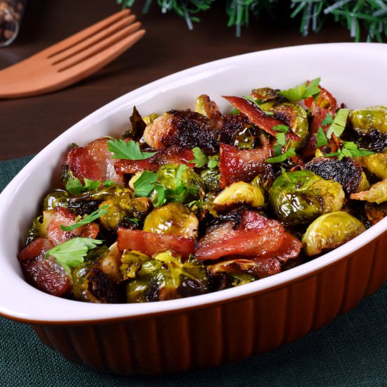 Brussels Sprout with Bacon - Recipe photo by niftyrecipe