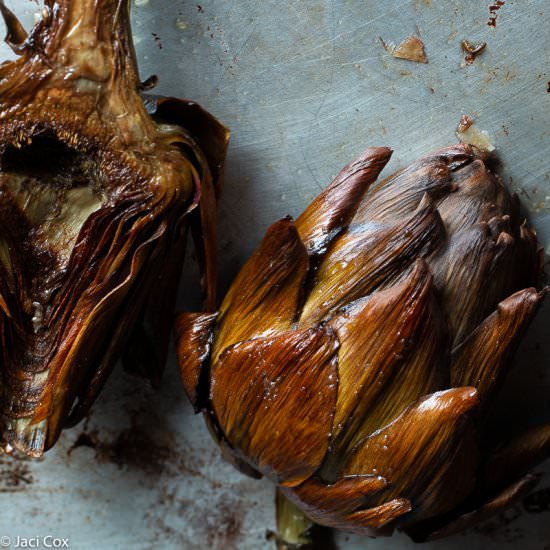 How to Roast an Artichoke? - Recipe photo by thewhiteradish