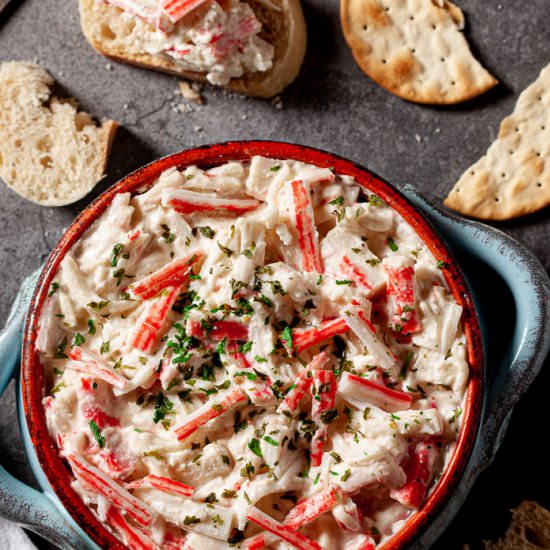 imitation crab dip - Recipe photo by chewoutloud