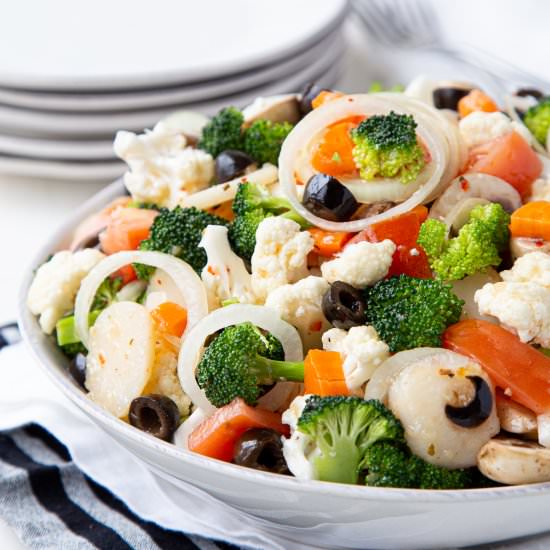 Marinated Vegetable Salad - Recipe photo by giftofhospitality